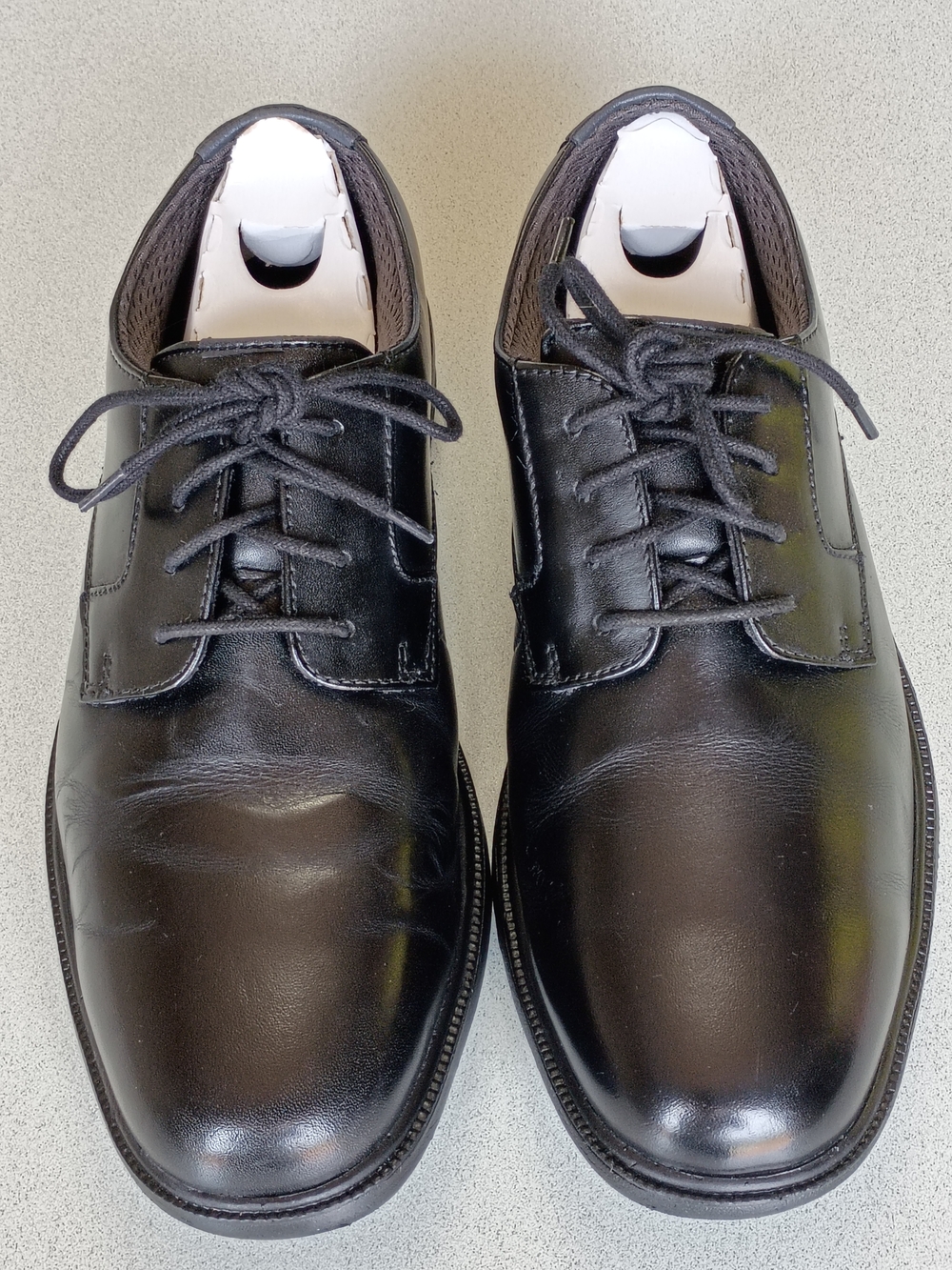 Nunn Bush Kore Men's 8 M Black Leather Oxford Dress Shoes Cap Toe Classic Formal